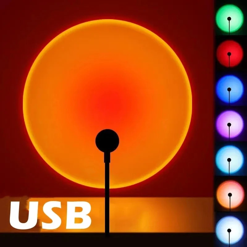 Sunset Lamp Projection - Usb pôr do sol lâmpada de