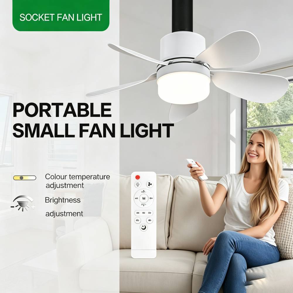 Lighting Decoration For Home - Ventilador de Teto com Luz e