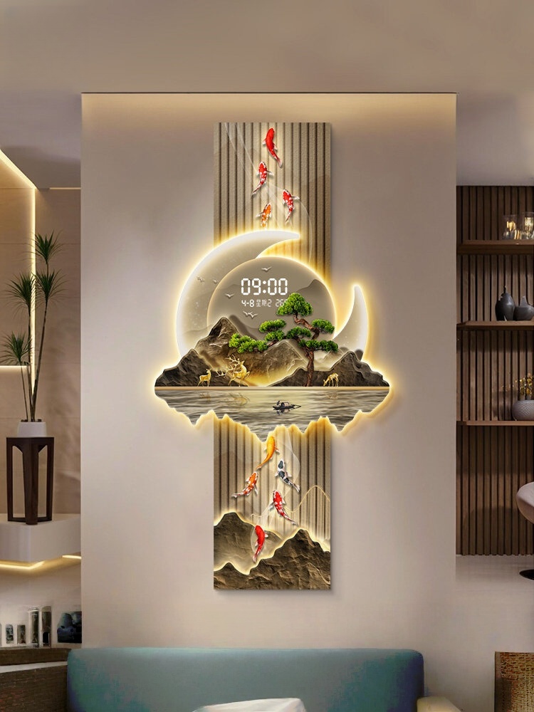 Lighting Home Decor Wall Clocks - Relógios de Parede de Luxo para
