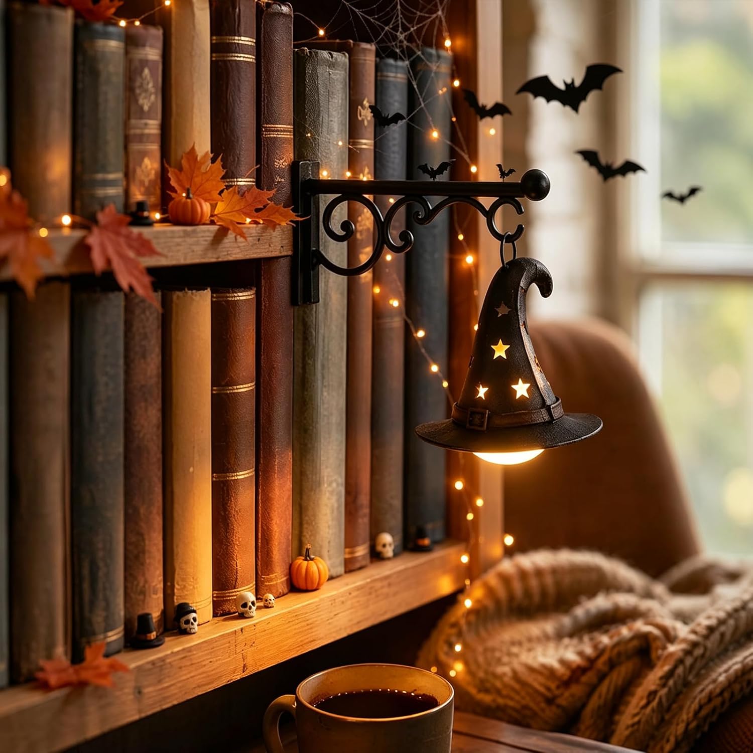 Lighting Decoration For Home - Luminária de Estante, Lanterna de Biblioteca,