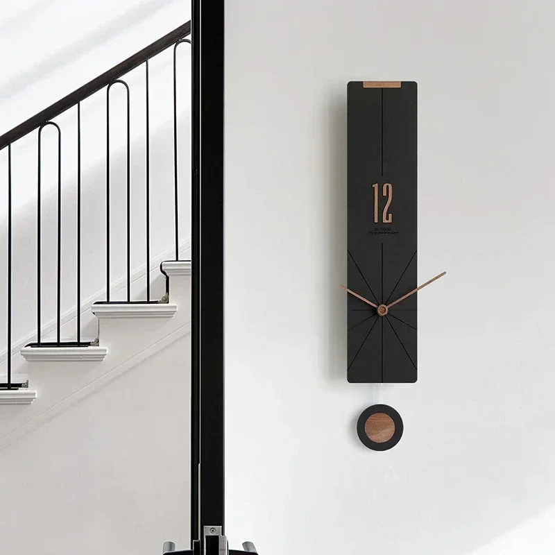 Lighting Home Decor Wall Clocks - Net vermelho sala de estar casa