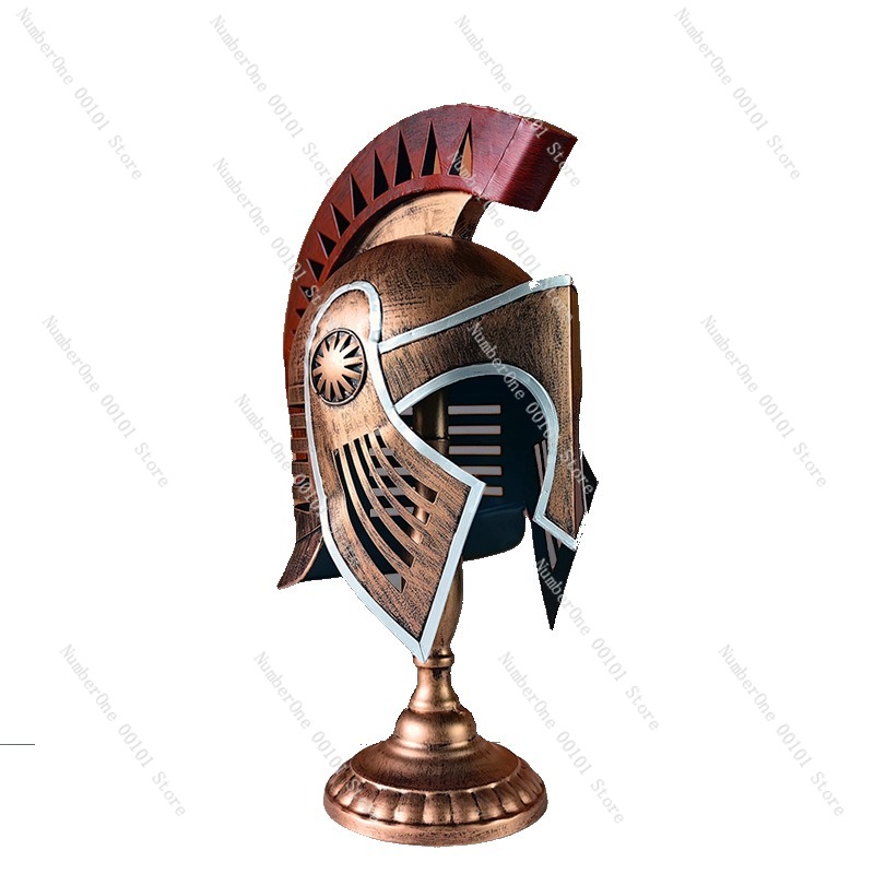Lighting Decor Photos - Capacete de Guerreiro Europeu de Luxo