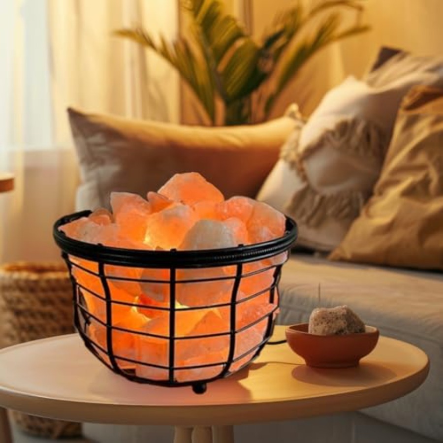 Himalayan Salt Lamp - Lâmpada de Sal Rosa do Himalaia