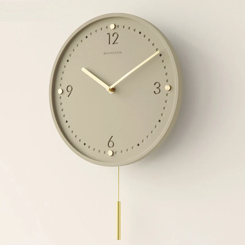 Lighting Home Decor Wall Clocks - Relógios de Parede Silenciosos Minimalistas de