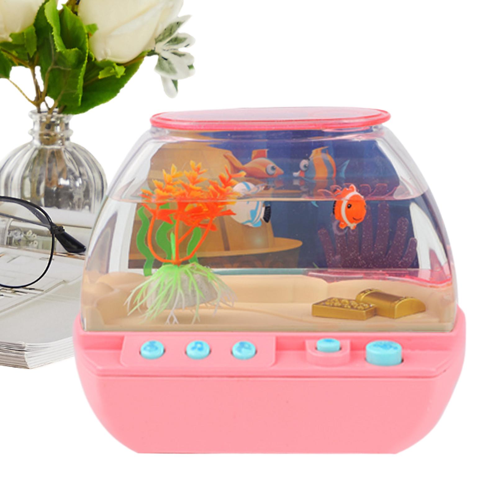 Lighting Decoration For Home - Aquário de Brinquedo com Música e