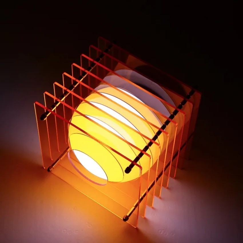 Lighting Decoration For Home - Luminária Lua DIY de Acrílico com