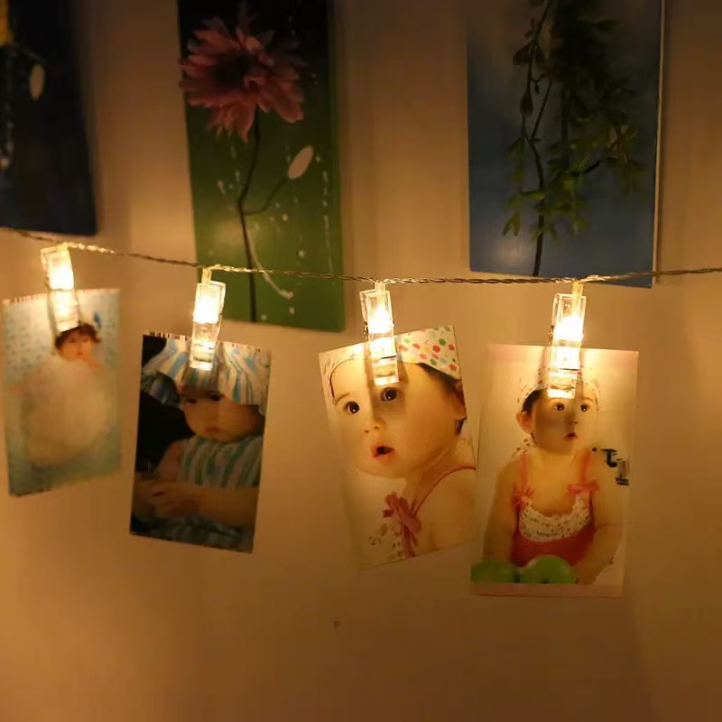Lighting Decor Photos - Luzes de Fada com Clipe para