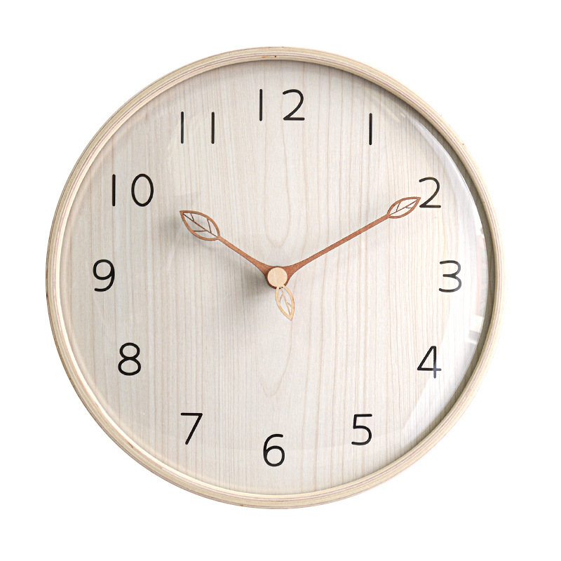 Lighting Home Decor Wall Clocks - Estilo nórdico luz relógio de parede