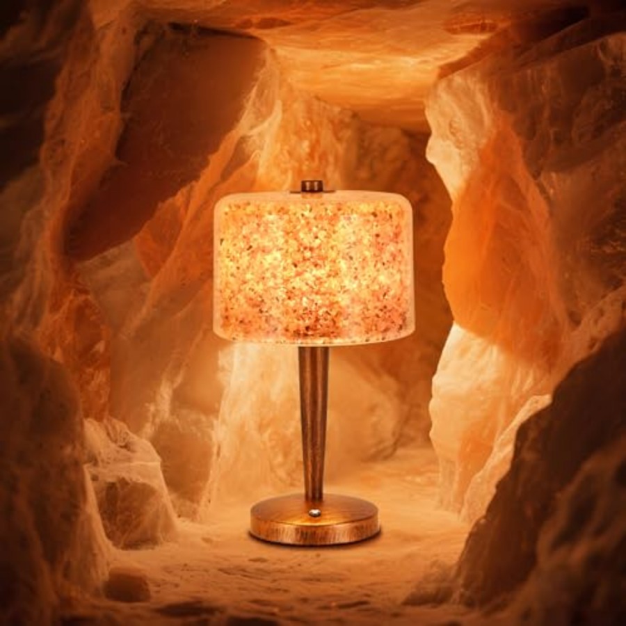 Lâmpada de sal com controle de - Himalayan Salt Lamp avaliação e preço