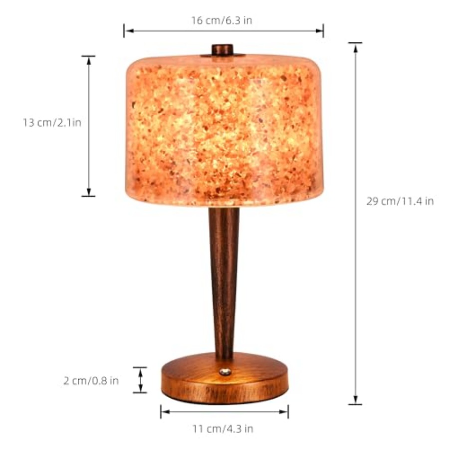 Lâmpada de sal com controle de - Himalayan Salt Lamp avaliação e preço