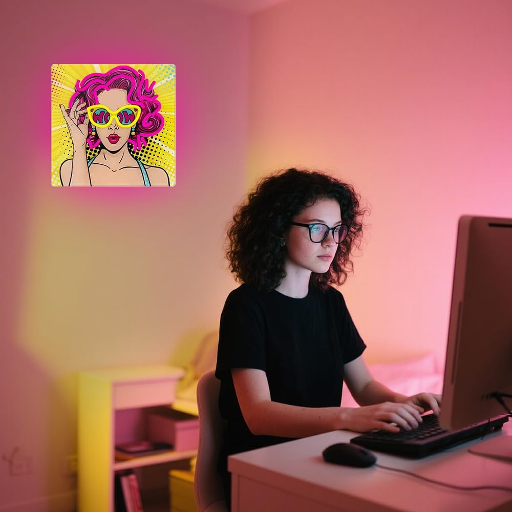 Letreiros Neon 'Wow Lady' para - Lighting Decor Wow avaliação e preço