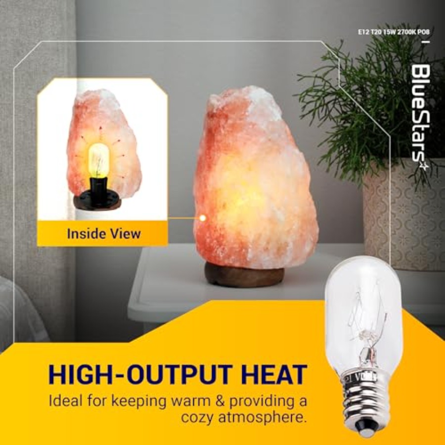 Lâmpada E12 T20 para Lâmpadas  - Himalayan Salt Lamp avaliação e preço