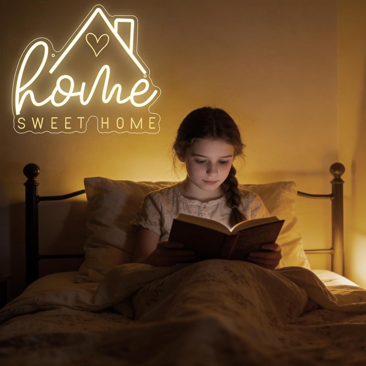 Letreiro Neon Sweet Home com L - Lighting Decoration For Home avaliação e preço