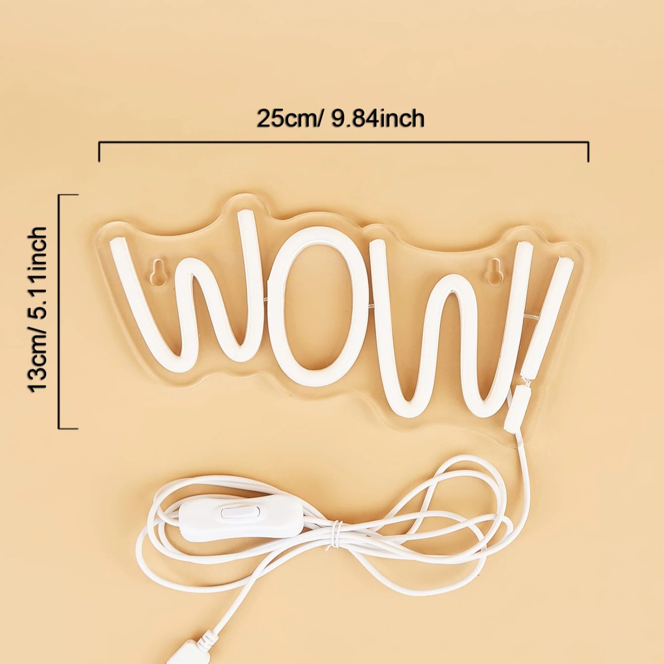 Chi-buy LED Neon WOW USB Power - Lighting Decor Wow avaliação e preço