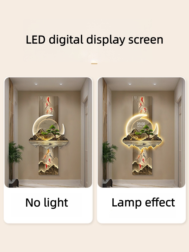 Relógios de Parede de Luxo par - Lighting Home Decor Wall Clocks avaliação e preço