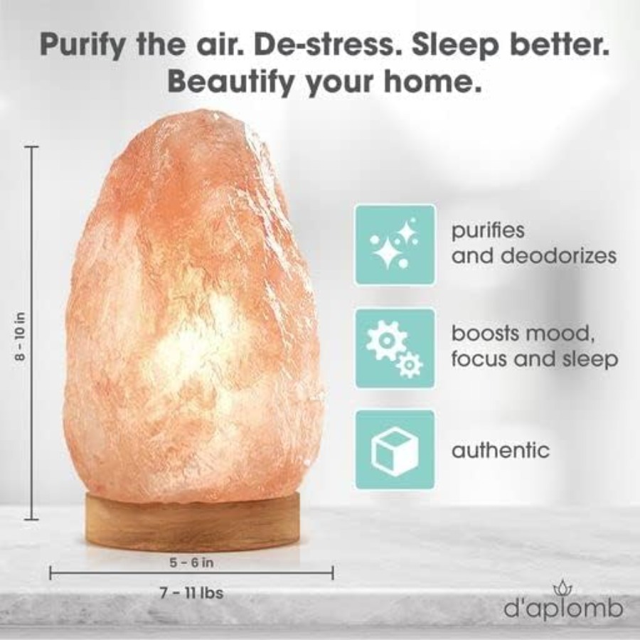 Lâmpada de Sal Natural do Hima - Himalayan Salt Lamp avaliação e preço