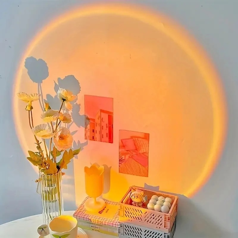 Lâmpada de projeção USB com ef - Sunset Lamp Projection avaliação e preço