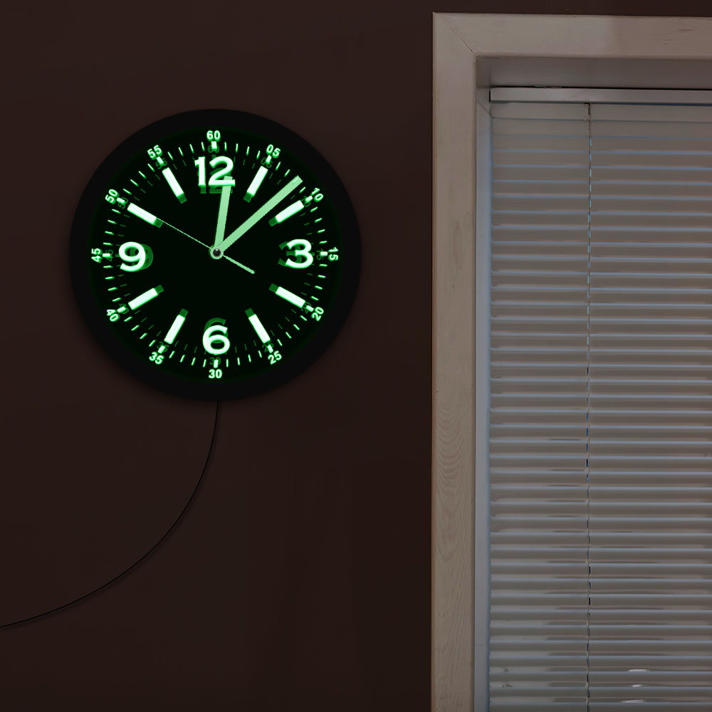 Relógio de parede luminoso led - Lighting Home Decor Wall Clocks avaliação e preço