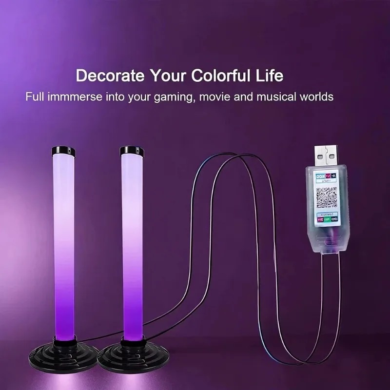 Barra de Luz LED RGB Alimentad - Lighting Decoration For Home avaliação e preço