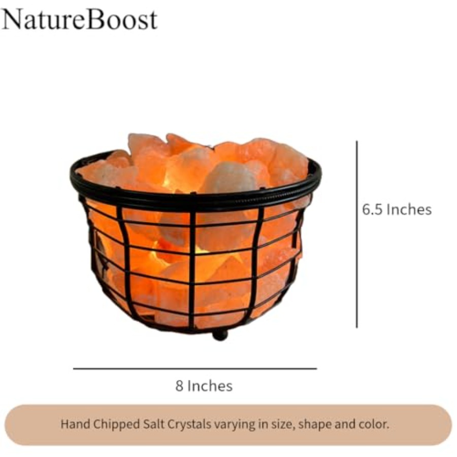 Lâmpada de Sal Rosa do Himalai - Himalayan Salt Lamp avaliação e preço