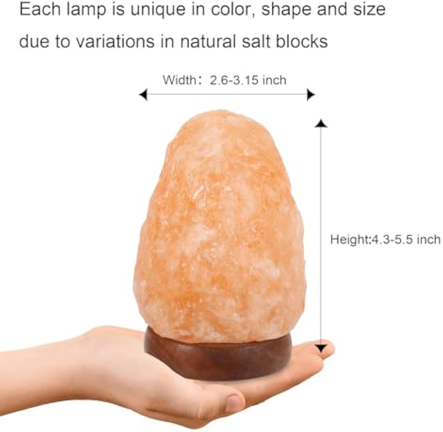 Lâmpada de Sal Himalayan de Ma - Himalayan Salt Lamp avaliação e preço