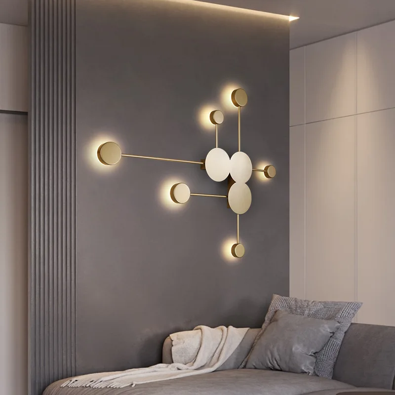 Moderno LED Wall Sconce Luz, S - Lighting Home Decor Wall Clocks avaliação e preço