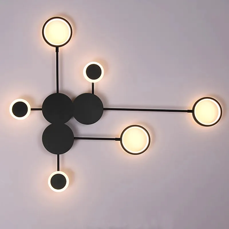 Moderno LED Wall Sconce Luz, S - Lighting Home Decor Wall Clocks avaliação e preço