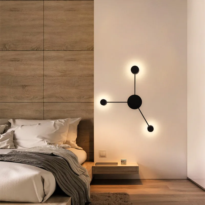 Moderno LED Wall Sconce Luz, S - Lighting Home Decor Wall Clocks avaliação e preço