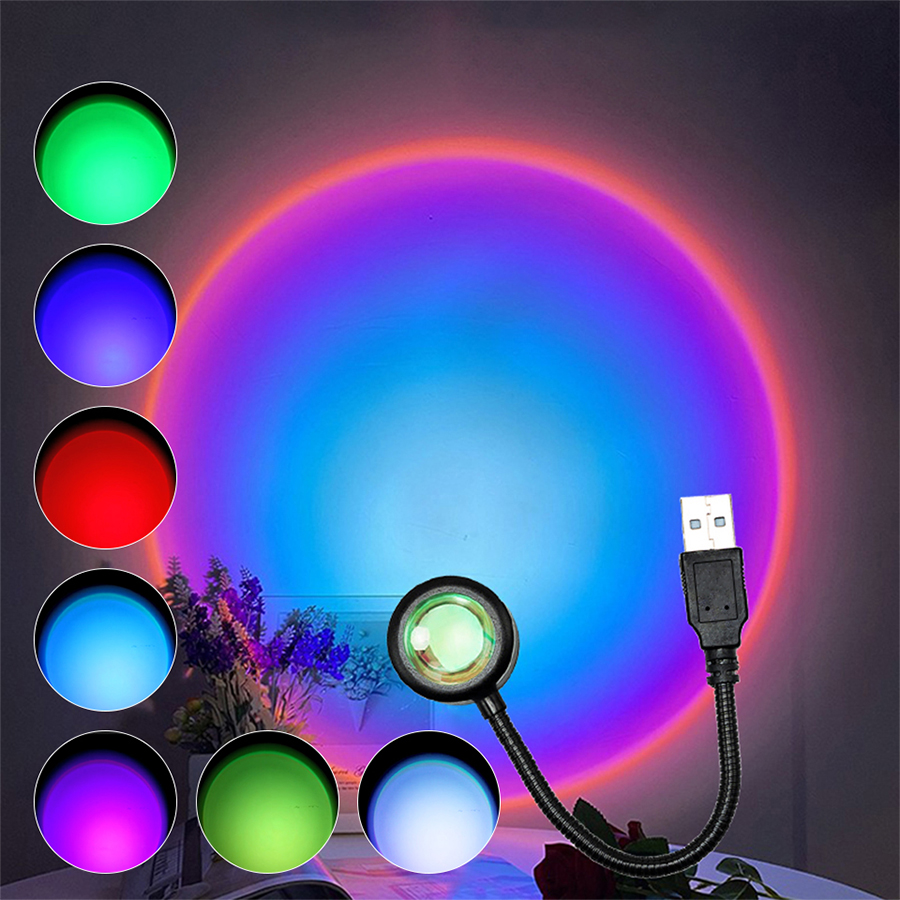 Lâmpada Projetora LED USB Efei - Sunset Lamp Projection avaliação e preço