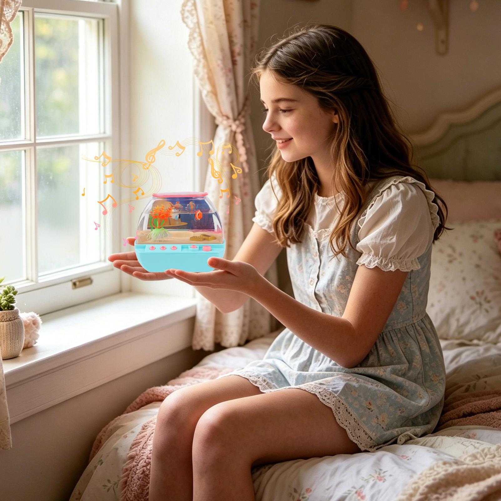 Aquário de Brinquedo com Músic - Lighting Decoration For Home avaliação e preço