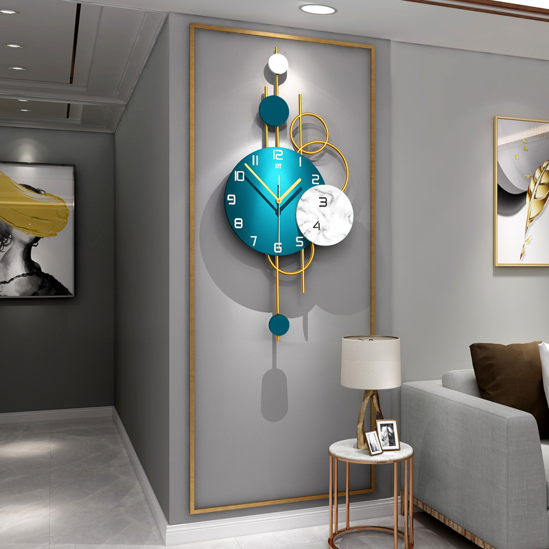 Relógios de parede sala estar  - Lighting Home Decor Wall Clocks avaliação e preço