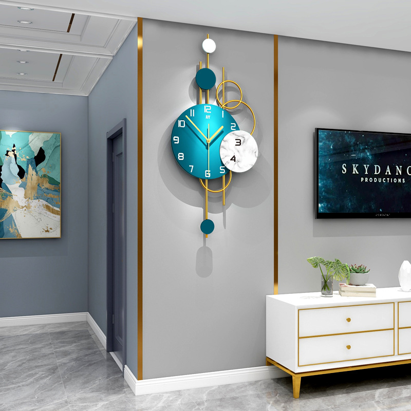 Relógios de parede sala estar  - Lighting Home Decor Wall Clocks avaliação e preço