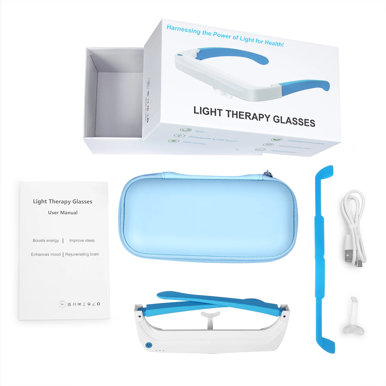 Óculos de Terapia de Luz SAD,  - Lighting Visual avaliação e preço