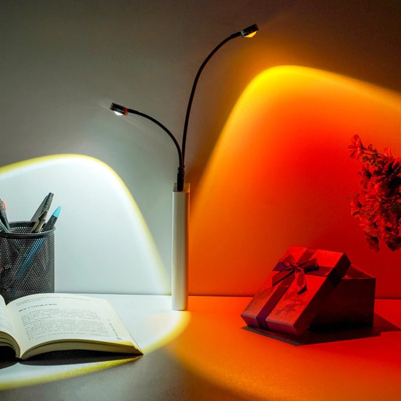Lâmpada de projeção usb pôr do - Sunset Lamp Projection avaliação e preço