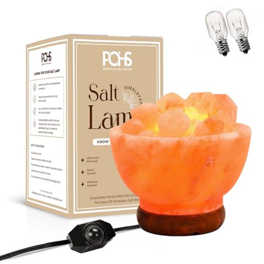 Lâmpada de Sal Rosa do Himalai - Himalayan Salt Lamp avaliação e preço