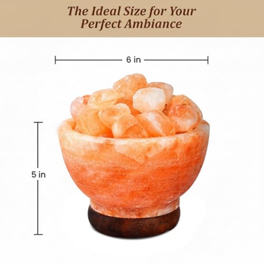 Lâmpada de Sal Rosa do Himalai - Himalayan Salt Lamp avaliação e preço