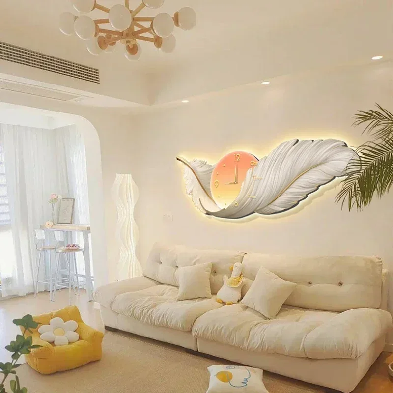 Relógios de Arte LED, Relógio  - Lighting Home Decor Wall Clocks avaliação e preço