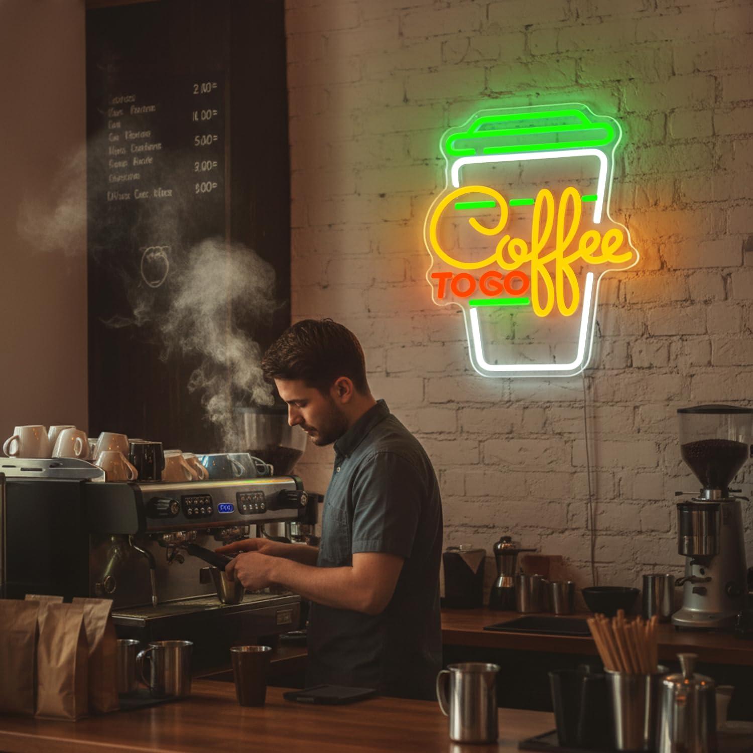 Letreiro Neon de Café com Luze - Lighting Decoration For Home avaliação e preço
