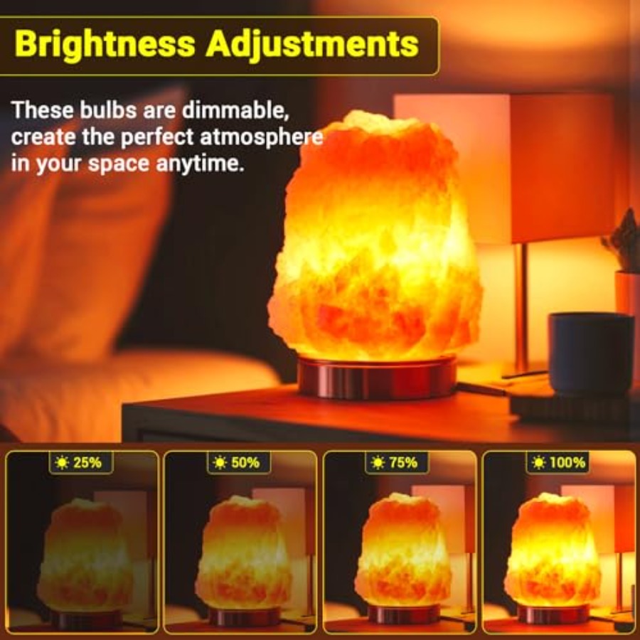 Lâmpadas E12 T20 para Lâmpadas - Himalayan Salt Lamp avaliação e preço