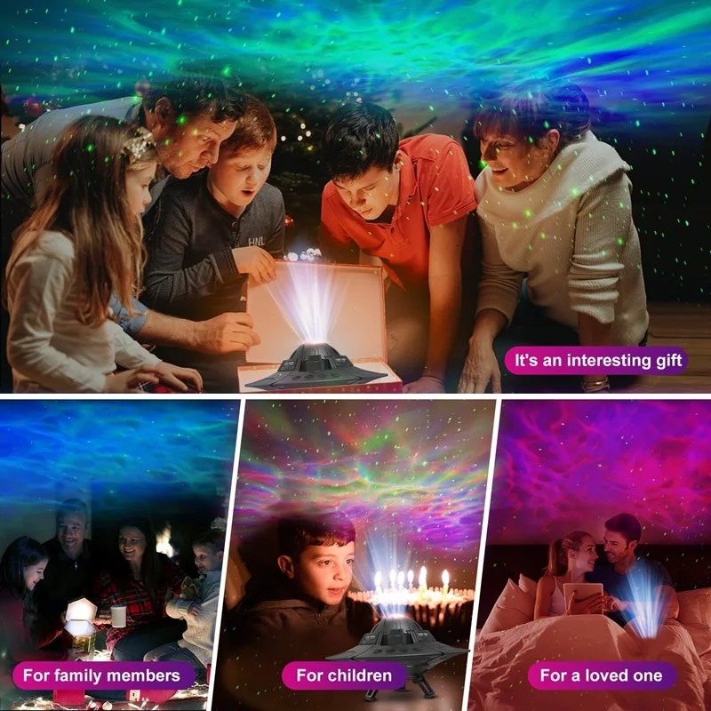 Luz noturna ufo led estrela pr - Sunset Lamp Projection avaliação e preço