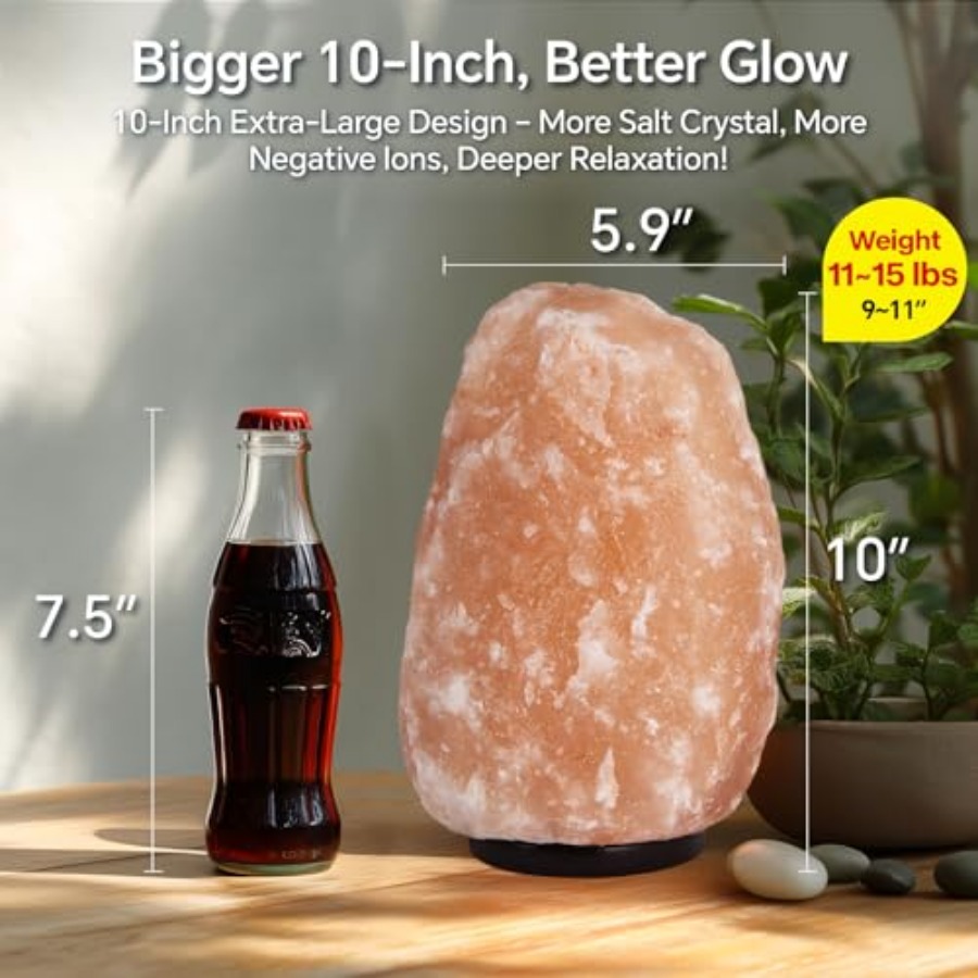 Lâmpada de Sal do Himalaia - 9 - Himalayan Salt Lamp avaliação e preço