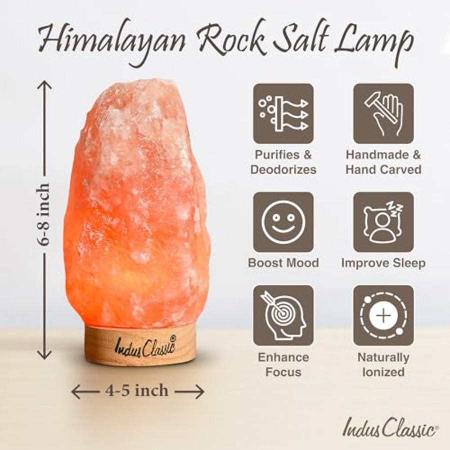 LN-02 Pacote com 2 Lâmpadas de - Himalayan Salt Lamp avaliação e preço