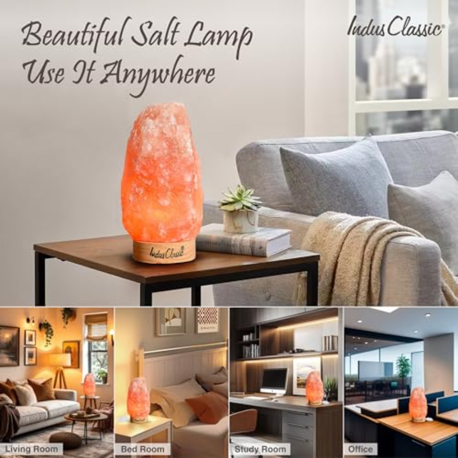 LN-02 Pacote com 2 Lâmpadas de - Himalayan Salt Lamp avaliação e preço