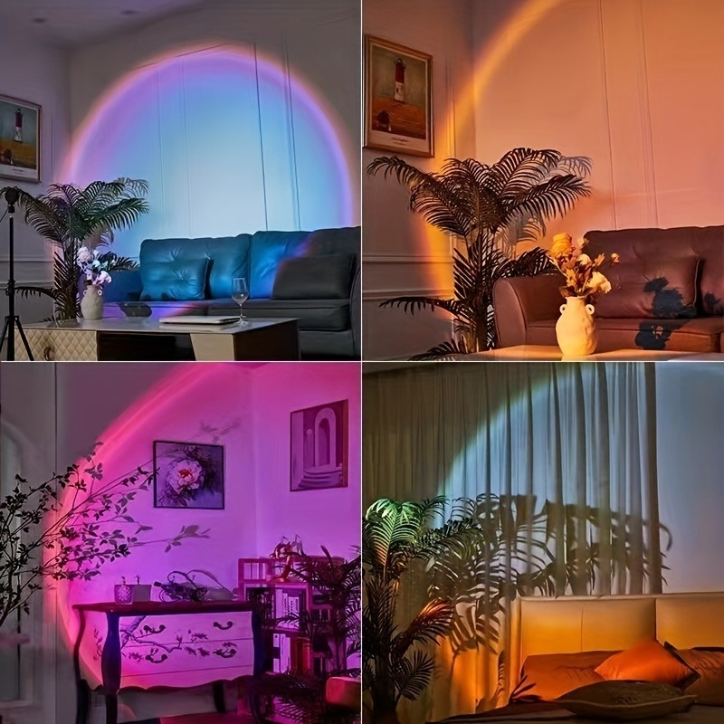 1pc luz de projeção de pôr do  - Sunset Lamp Projection avaliação e preço