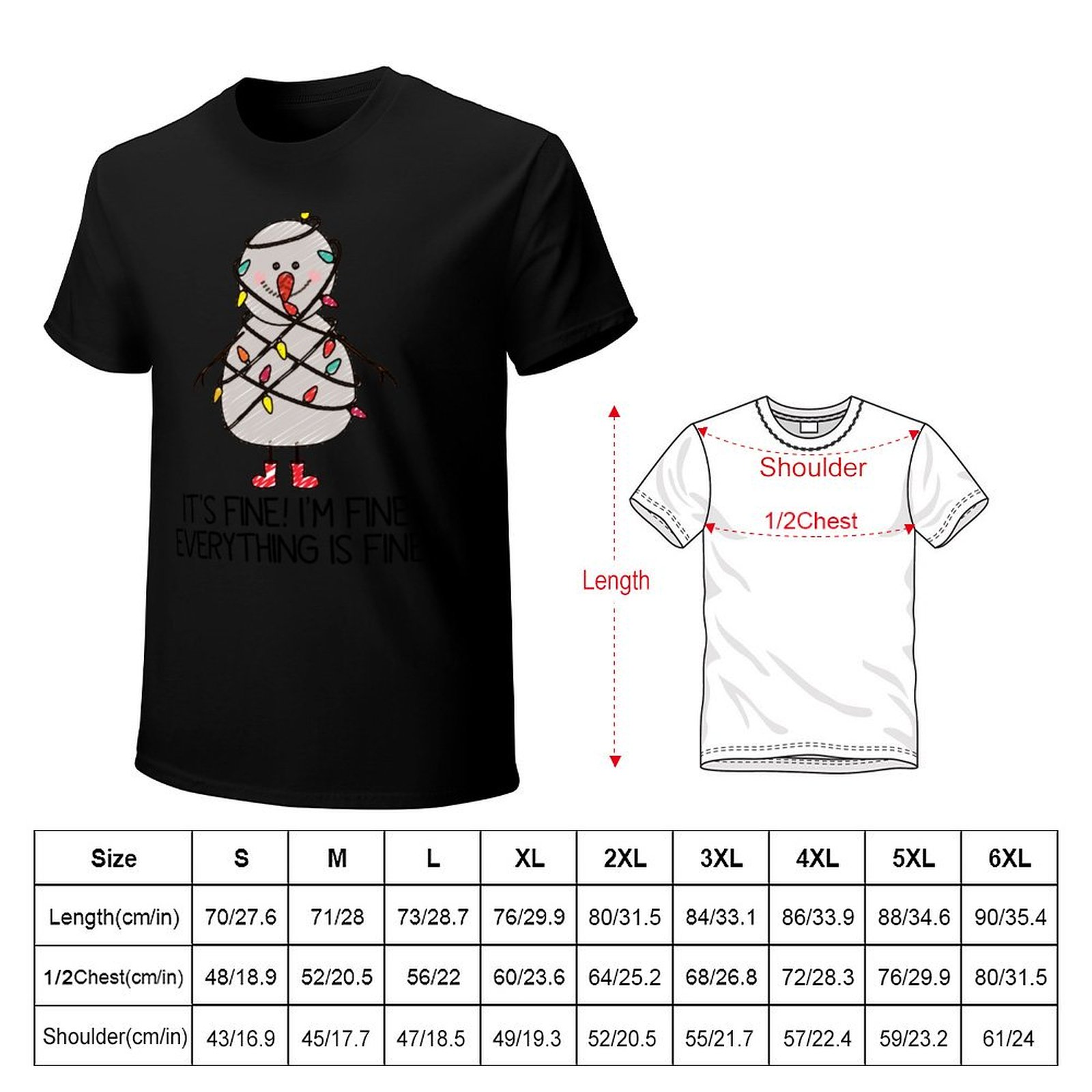 Camiseta de Natal Feia e Diver - Santa'S Elves Holiday Lighting & Decor Llc avaliação e preço