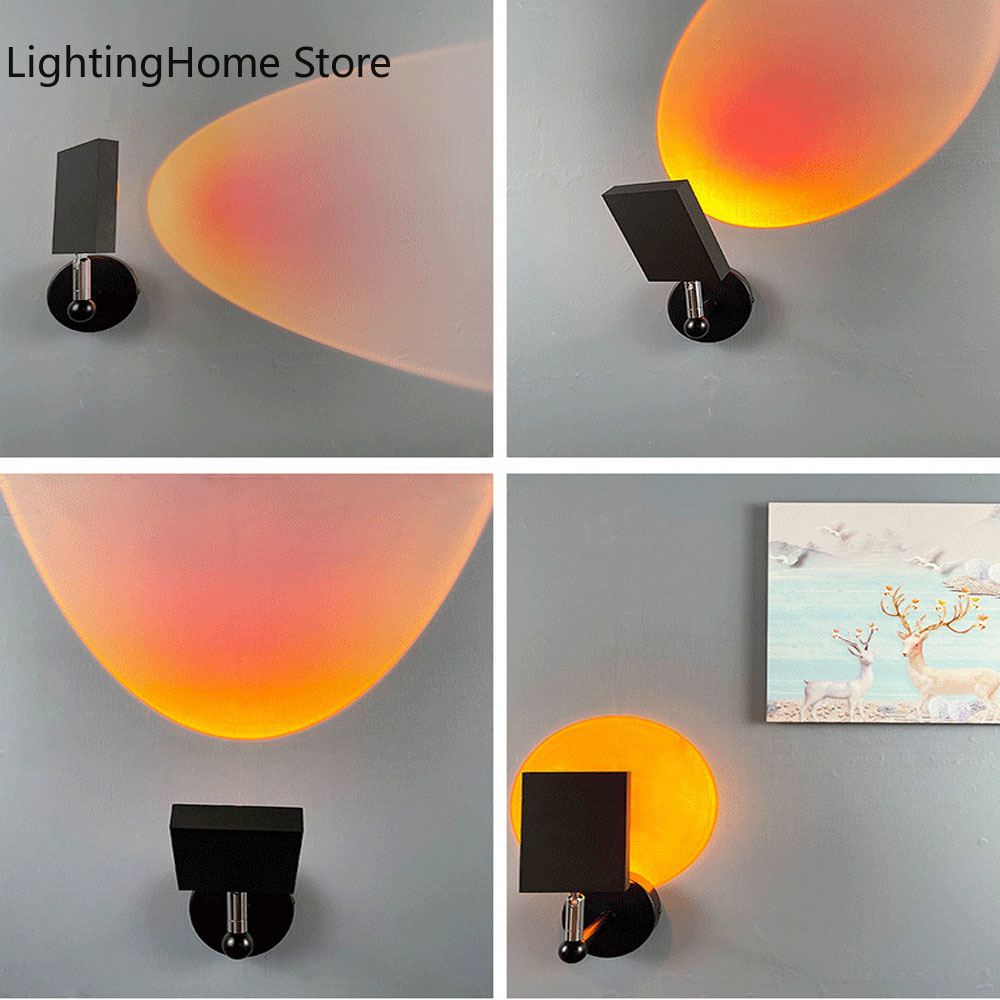 Pôr do sol arco-íris lâmpada d - Sunset Lamp Projection avaliação e preço