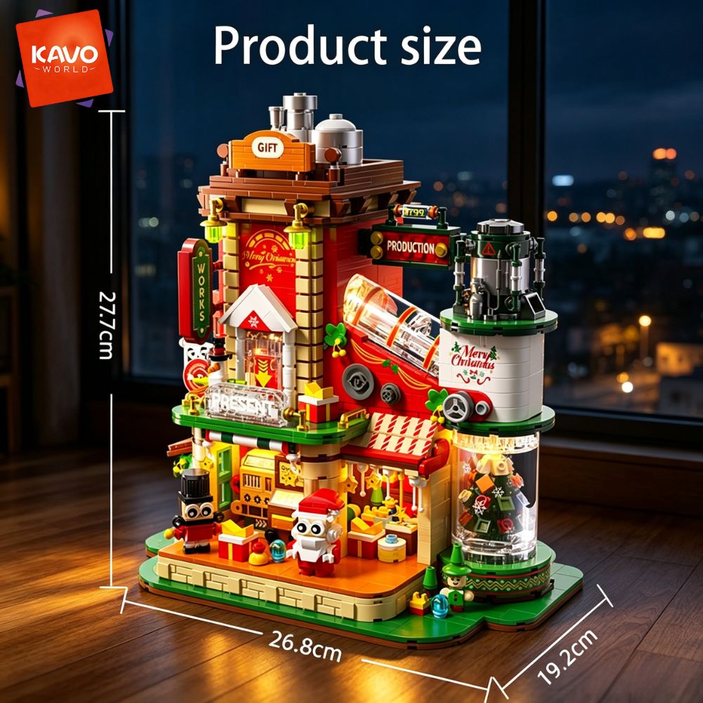 KAVOWORLD 2775 Peças Brinquedo - Santa'S Elves Holiday Lighting & Decor Llc avaliação e preço