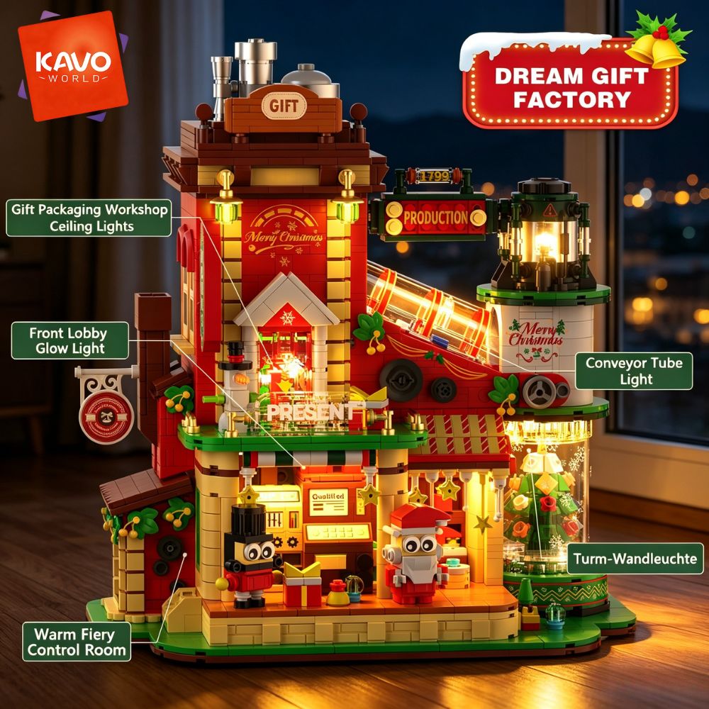 KAVOWORLD 2775 Peças Brinquedo - Santa'S Elves Holiday Lighting & Decor Llc avaliação e preço