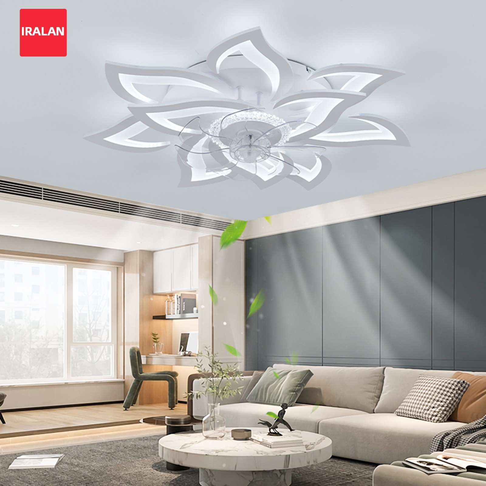 Ventilador de teto flor com il - Decor Lighting Fans avaliação e preço